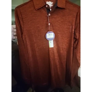 Tailorbyrd Performance Shirt Sz S Burgundy SPF 30 Long Sleeve Quick Dry NEW CR1 - Picture 1 of 6