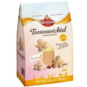 Wicklein Tassenwichtel Karamell 200 g Keksfiguren mit Karamell (22,45 EUR/kg) - Bild 1 von 1