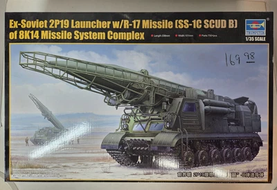 Trumpeter Model Kit 01024 Ex Soviet 2P19 Launcher w/R-17 Missile 1:35 Scale NEW - Image 1 of 4