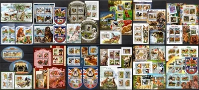 DOG breeds / dogs collection Pt. 2 (countries M-S) - 52 s/s MNH #CNA402 - Image 1 of 4
