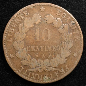 Frankreich 10 Centimes 1897, Münze, Inv#I246 - Bild 1 von 2