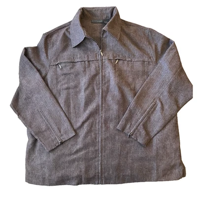 Relativity Women Jacket Womens Plus Size 1X Brown Zip Up Lightweight Sports Coat - Image 1 of 4