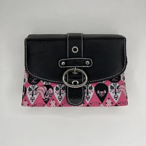 Nintendo DS Lite Littlest Pet Shop game Wallet Carrying Case Pink and Black - Picture 1 of 6