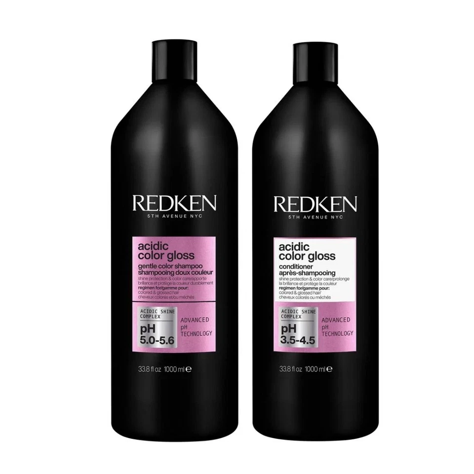 Redken Acidic Color Gloss Shampoo + Conditioner 1000ml