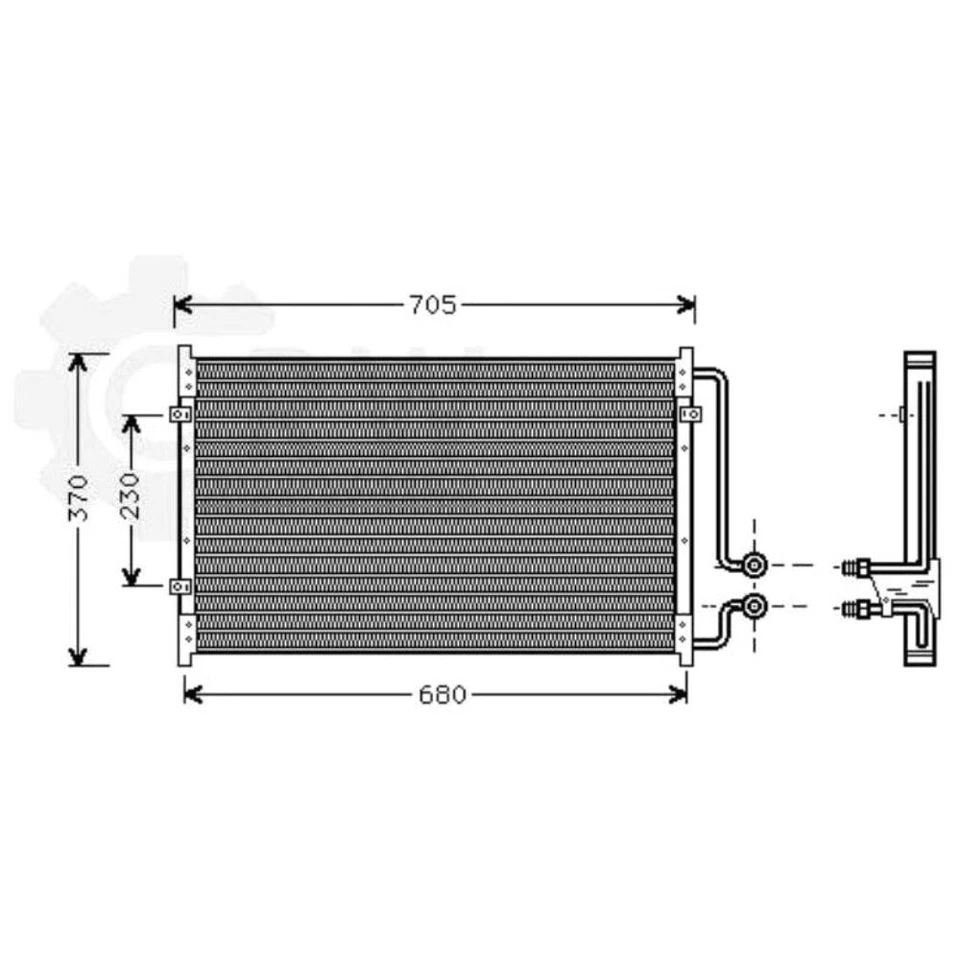 Condensador Aire Acondensador Aire Acondensador Aire Acondicionado Aluminio 650x350 - Imagen 1 de 1