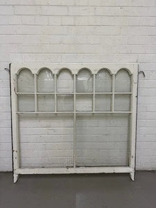 Marco de madera panel eduardiano antiguo recuperado ventana 1070 o 983 mm x 1115 mm - Imagen 1 de 20