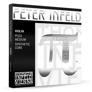 THOMASTIK Peter Infeld Pi Corde di Violino Set PI101 Sintetico Argento 4-strings - Foto 1 di 5