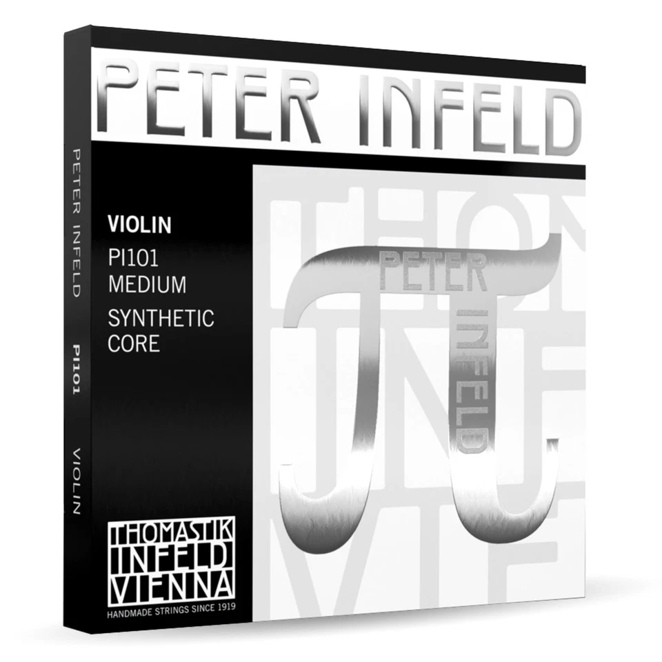THOMASTIK Peter Infeld Pi Corde di Violino Set PI101 Sintetico Argento 4-strings - Immagine 1 di 4