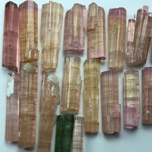 20.55 Gm Bi-colour Tourmaline Crystal - Picture 1 of 9