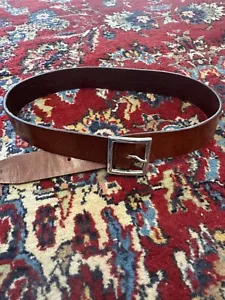 Calvin Klein USA Genuine Leather Cognac Brown Belt Size Small - Picture 1 of 7