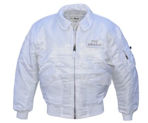US Bomberjacke CWU Flieger Jacke Classic Jacket weiß - Bild 1 von 2