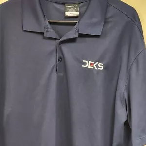 Camisa polo para hombre Nike Golf XL DRI-FIT azul liso manga corta logotipo - Imagen 1 de 6