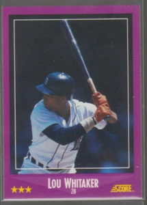 1988 Score #56: Lou Whitaker - Picture 1 of 1