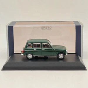 Norev 1/43 Renault R4 1974 Dark Green Quatrelle Diecast Models Car Collection - Picture 1 of 8
