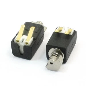 2 x Mini DC la motor de vibración 3V 130mA 13000RPM 4mm x 8mm negro mando - Imagen 1 de 1