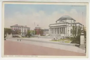 NY Postcard Columbia University Library - New York City c1920s vintage QQ - Picture 1 of 2
