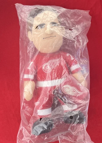 Detroit Red Wings Dylan Larkin 10" Plush Figure- NHL Star for Play or Display Cover