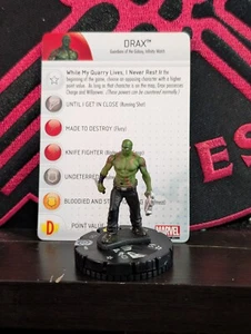 HeroClix - Drax - 011 - Marvel Galactic Guardians - Mini (With Card) - Picture 1 of 1