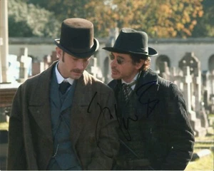 ROBERT DOWNEY JNR & JUDE LAW SIGNED SHERLOCK HOLMES PHOTO (3) - Picture 1 of 1