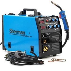 Sherman™ MIG/MAG BRAZING Inverter Welder 200Amp Welding machine MMA FLUX Gasless - Picture 1 of 8
