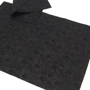 Flower Fantasie Design Prägeleder Echt Leder Schwarz Leather Rindleder 213 - Bild 1 von 3