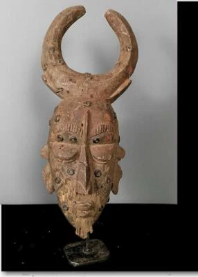 Old Tribal Baule Mask   --   Coted'Voire BN 57 - Image 1 of 4