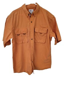 World Wide Sportsman Button-up Fishing Vented Outdoor Short Sleeve Size L. Pre-O - Picture 1 of 11