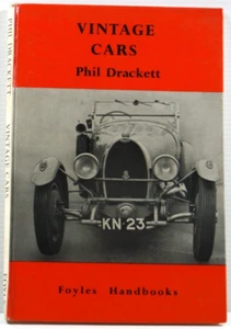 Vintage Cars hardcover by Phil Drackett 1962 Foyles Handbooks Vintage car book - Picture 1 of 10