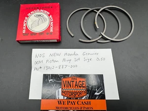NOS Nuovo Honda Originale OEM Set Anello Pistone Misura 0,50 Parte # 13012-887-000 - Foto 1 di 4