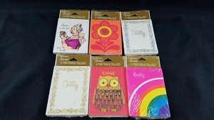 Lote de 6 paquetes vintage de dos mesas American Greetings NUEVO - Imagen 1 de 3