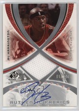 2005-06 SP Game Used Edition Authentic Fabrics /100 Al Harrington #AAF-AH Auto