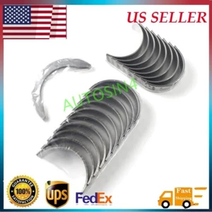 G4KJ Engine Main & Rod Bearings Set w/Thrust Washers For Hyundai Kia 2.4L 2.0L - Picture 1 of 6