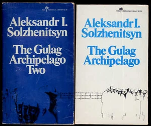 THE GULAG ARCHIPELAGO by Aleksandr I. Solzhenitsyn * Vol I & II 1974 paperback - Picture 1 of 5
