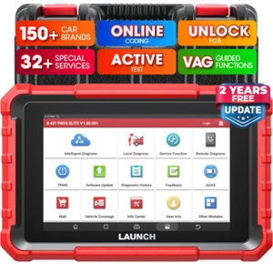 2025 LAUNCH X431 PRO ELITE V5.0 PROS V+ Strumento Diagnostica Auto Codifica ECU - Foto 1 di 14