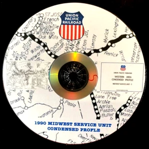 Union Pacific 1990 Midwest Division - 2 páginas PDF de perfil condensado en DVD - Imagen 1 de 8