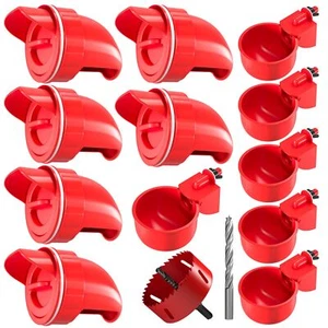 Chicken Feeder No Waste Automatic Poultry Feeder Port Kit Chicken Feeders and - Picture 1 of 6
