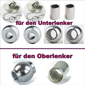 Set Unterlenker Kat.1+2 Unterlenkerkugel Fangschale Reduzierung IHC Unimog Neu - Bild 1 von 7