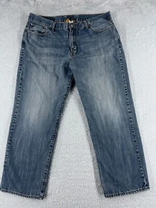 VINTAGE Lucky Brand Pants Men 38 Short Blue Denim Jeans Classic Fit Cotton 36x26 - Picture 1 of 16