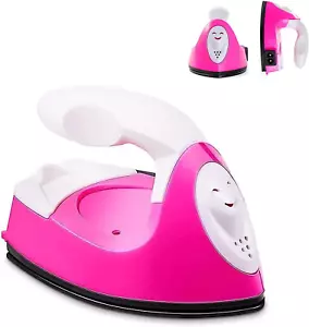 Mini Craft Iron,Rose Red Mini Heat Press Small Iron Portable Handy Travel Heat - Picture 1 of 12