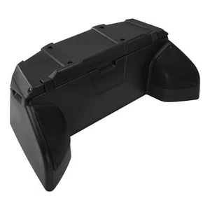 95L ATV Rear Passenger Rack Storage Box Cargo Trunk Luggage Utility Tool Black - Picture 1 of 19