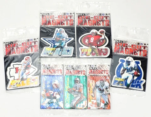 NFL MAGNETS - PRO MAGS - NEW - Marino-Smith-Aikman-Allen-Young-Martin-Faulk Cover