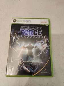 STAR WARS THE FORCE UNLEASHED XBOX 360 GAME COMPLETE WITH MANUAL - Picture 1 of 2