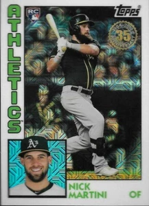 2019 Topps Series 2 Silver Pack 1984 Chrome Ref T84-29 Nick Martini Athletics RC - Picture 1 of 1