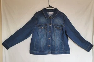 Button Down Denim Jacket by Style & Co. Size 1X - Picture 1 of 7