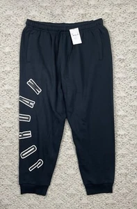 New Sz 3XL Men’s Air Jordan Flight MVP Fleece Joggers Pants Black FB7027-010 $82 - Picture 1 of 9