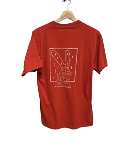 Vintage 90s Apple Computer Matt Groening Mac ‘90 Show Bunny T-Shirt - Picture 1 of 4