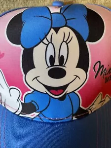 Sombrero Disney Minnie Mouse ~ Gorra Ajustable para Niñas ~ Nuevo - Imagen 1 de 13