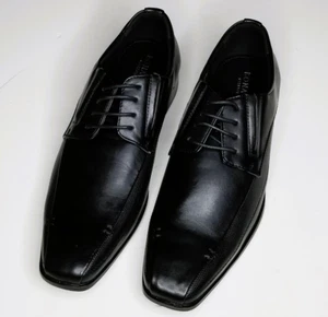 ZAPATOS DE VESTIR DE CUERO SANTINO LUCIANO BONAFINI PARA HOMBRE 9.5 COLOR NEGRO CON CORDONES ZAPATOS - Imagen 1 de 7