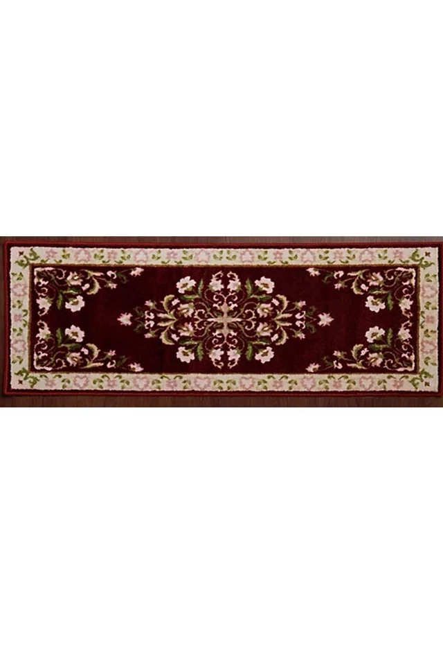 Corredor lavable Nourison Aubusson 19,5"x50" rojo Foto 1 de 1