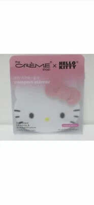 The Creme Shop Hello Kitty On The Go Compact Mirror Pink Limited Edition Kawaii - Image 1 of 3